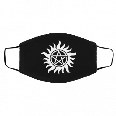 Su-p-er-nat-ur-a-l A-n-ti Po-sse-ss-ion S-ym-b-ol Face Mask