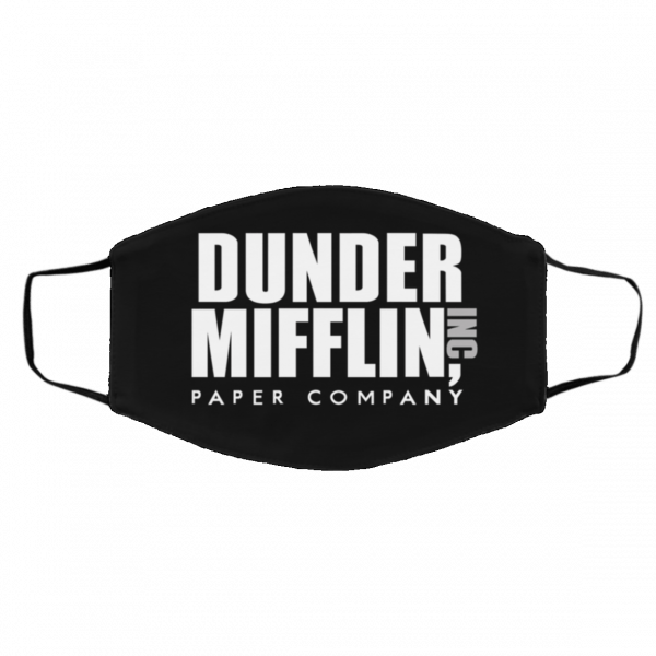 Du-nder Mifflin Face Mask