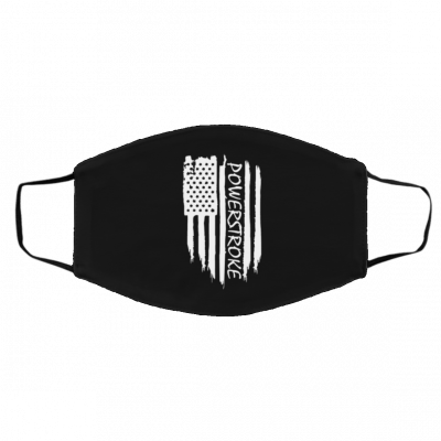 A-me-ri-c-an Fl-a-g Po-w-er-st-ro-ke Face Mask