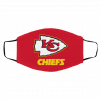 K-an-s-as Ci-t-y Ch-i-e-fs Face Mask