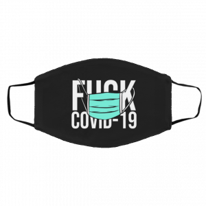 Fu-ck C-ov-id 1-9 Face Mask