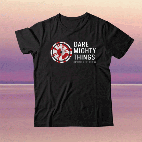 Dare Mighty Things Perseverance Mars Rover Hidden Code Tee Shirt