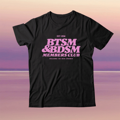 Est 2058 BTSM & BDSM Members Club Tee Shirt