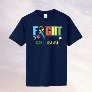 Fight Rare Disease Zebra Ribbon Rare Disease Day 2021 Tee Shirt