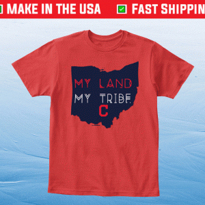 My Land My Tribe Cleveland Indians Tee Shirt