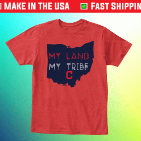 My Land My Tribe Cleveland Indians Tee Shirt