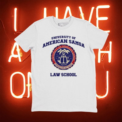 University of American Samoa Law School Tee Shirt