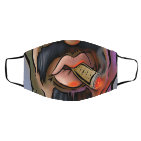 Cartoon Cigar Mouth Face Mask