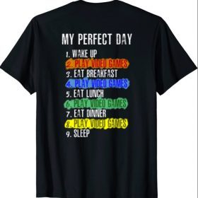 Gaming onsie for men My Perfect Day Video Games 2021 Shirts