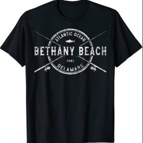 Bethany Beach Vintage Fishing T-Shirt