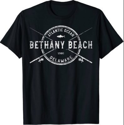 Bethany Beach Vintage Fishing T-Shirt