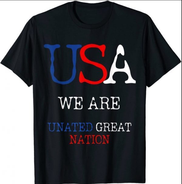 USA-Flag Vintage Citizen American Flag Great Nation T-Shirt