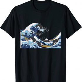 Orca Killer Whale Sea Ocean Japanese The Great Wave Kanagawa T-Shirt