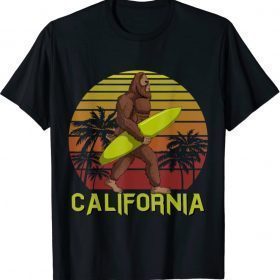California Retro Surf Vintage Surfer Surfing Men Women T-Shirt