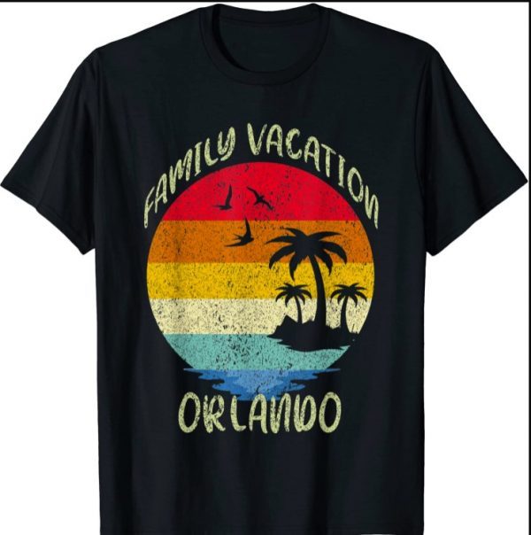 Family Vacation 2021 Orlando, Florida Summer Vacation T-Shirt