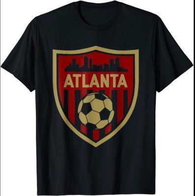 Atlanta Soccer Jersey Style Team Fan FC United Flag ATL T-Shirt