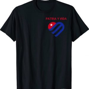 Viva Cuba Libre Patria Y Vida Cuba Flag, Cuban Revolution, T-Shirt