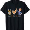 Peace Love Blippis Funny Lover For Men Woman Kids 2021 Shirt
