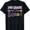2nd Grade Squad Second First Day Of School Boys Girl Teacher T-Shirt