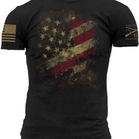 Grunt Style Worn Flag 2.0 Men's T-Shir