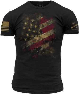 Grunt Style Worn Flag 2.0 Men's T-Shir
