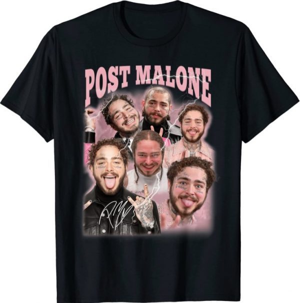 Vintage Posts Malones Art Music Legend Limited Design 2021 T-Shirt