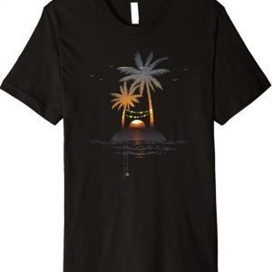 Sunset Island Glow Graphic Shirt Premium T-Shirt