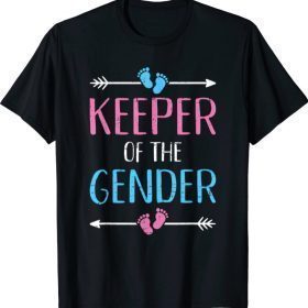 Keeper of the gender reveal baby announcement party supplies T-Shirt