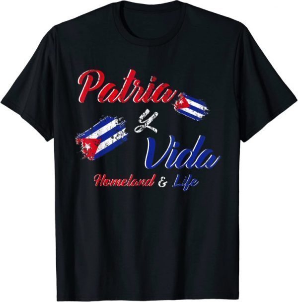 Patria Y Vida Free Cuba Homeland and Life 2021 Shirt