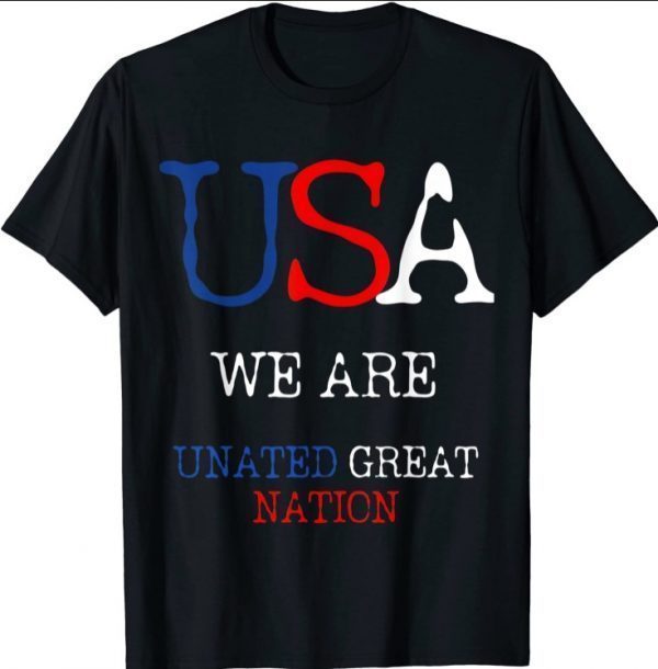 USA Flag Vintage Citizen American Flag Great Nation Gift Shirt