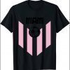 Miami Soccer Jersey Style Team Fan Flag Inter Ball Flamingo T-Shirt