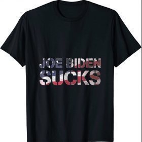 Mens Joe Biden Sucks Funny Anti-Biden Election Political Funny Shirt