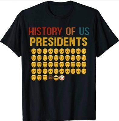 History Of US Presidents 46th Clown President Republicans T-Shirt