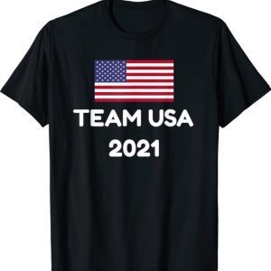 Team USA 2021 Flag Shirt Summer Olympics Games Tee Vintage T-Shirt