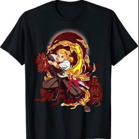 Anime Demons Slayers Kimetsus No Yaibas Rengokus Shirts