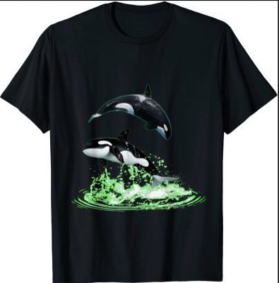 Killer Whale Gifts Shirt. Jumping Orca Killer Whales Killer T-Shirt