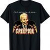 Funny Joe Biden Halloween Costume Creep Joe Vintage Horror T-Shirt