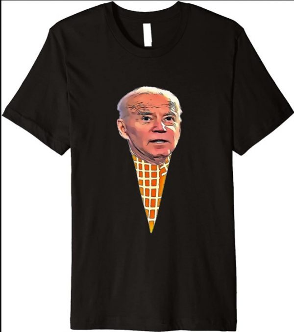 Joe Biden Ice Cream Cone Soft and Served Premium T-Shirt