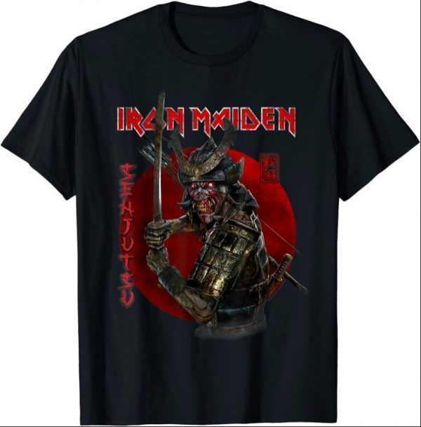 Iron Maiden - Senjutsu Eddie Red Circle T-Shirt