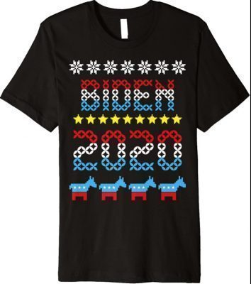Biden 2020 Funny Democratic Party Joe Biden Christmas POTUS Premium T-Shirt
