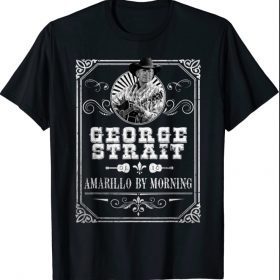 White and Black George Arts Strait Musician American Singers 2021 Shirt