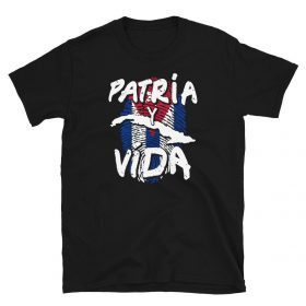 Patria Y Vida Shirt Cuba Libre Cuban Flag Se Acabo Pullover Unisex T-Shirt