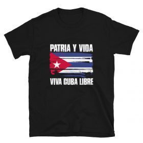 Patria Y Vida | Revolution Freedom Movement | Viva Cuba Libre | Cuba Flag Shirt