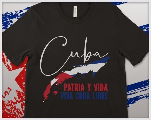 Patria Y Vida Cuba Cuban Freedom Movement Se Acabo. Cuban Liberty. Cuba Free Movement