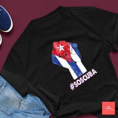 Patria y Vida Cuban Shirt. Camisa Cubana. SOS Cuba. Cuba Tshirts