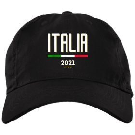 Italy Jersey Soccer 2021 Champions Italia Cap