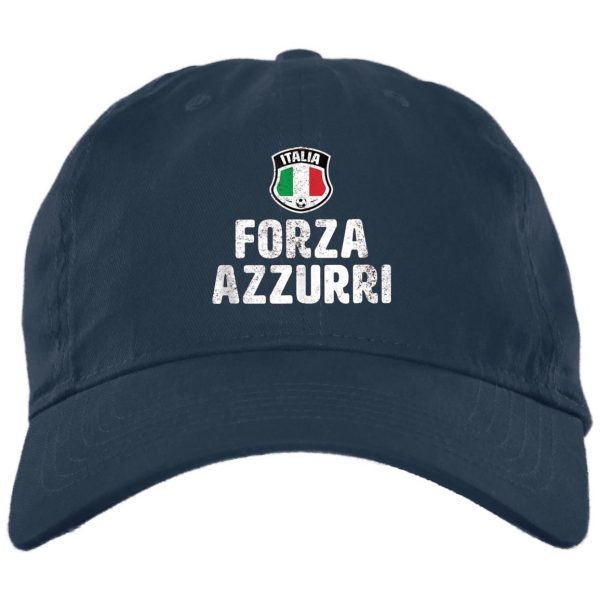 Forza Azzurri Italia Italy Football Soccer Jersey Cap