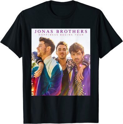 2021 Vintage Jonas Cool brothers Gift happiness 80s 90s T-Shirt