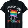 Kids Poppin' Into Third Grade Trendy Sensory Fidget Toy T-Shirt