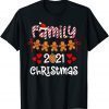 I Love My Family Cute Family Christmas 2021 Matching Pyjama Unisex T-Shirt
